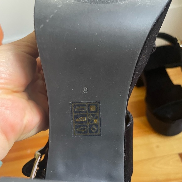 Jeffrey Campbell velvet Strappy platforms - never worn! - Picture 3 of 4